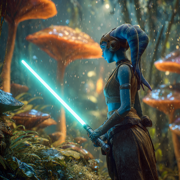 Le sabre laser turquoise d’Aayla Secura : Gardienne de l’équilibre dans Star Wars